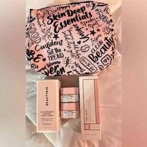 BeautyBio Skincare Set with Pink and White Tones